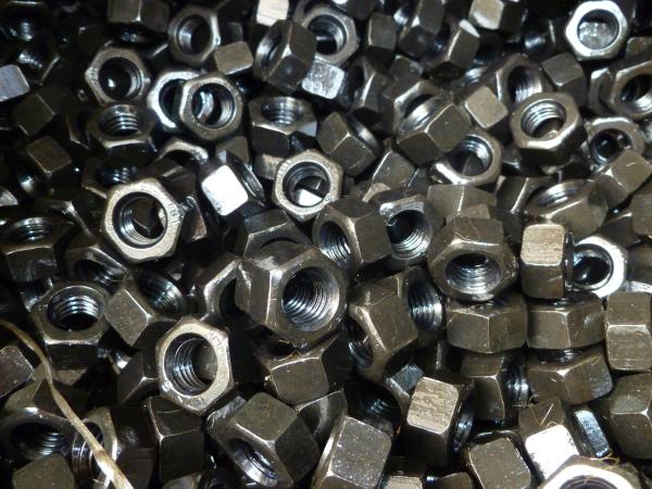 Metric Hexagon Nut, Size: M36 x 4.0mm (Din 934) Metric Coarse Plain Plated