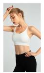 wear resistance Paded Womens Sports Bra Binding Straps Back