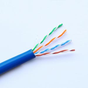 China PVC Jacket 5.00mm Cat5e Lan Cable CCA Cat5e Cable Roll on sale