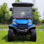 Blue 6 Seater Golf Cart wheelbase 2420mm charging time 6-8 hours Ground