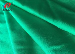 China Green Nylon Lycra Swimwear Fabric , Nylon Spandex Blend Fabric Dull Surface on sale