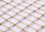 SS321 2.5m Lock Crimp Wire Mesh Square Hole