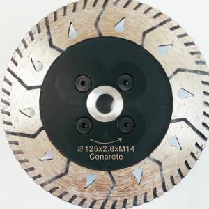 Wholesale 5inch Hot Press Sintered Ridgid Turbo Diamond Blade For Concrete Grinding from china suppliers