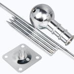 Lightning Conductor Building Earth Grounding Protection Rod Lightning Surge