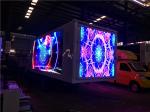 P4 Digital Billboard Truck waterproof 192 * 192mm LED Screen Van High Brightness