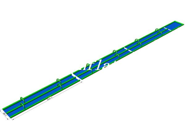 Popular Inflatable City Street Water Long Slip N Slide 16 Arches 2 Years