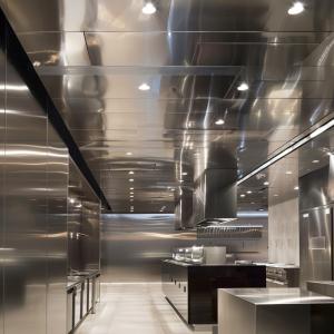 Wholesale Ceiling Mounted Elegant Stainless Steel Ceiling Panels For High - End Spaces from china suppliers