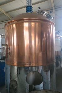 Wholesale 2000L micro beer brewing equipment with red copper brewhouse from china suppliers
