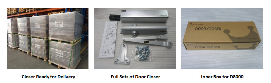 UL Listed Automatic Fire Door Closers D8016 Surface Mounted for High Traffic Area