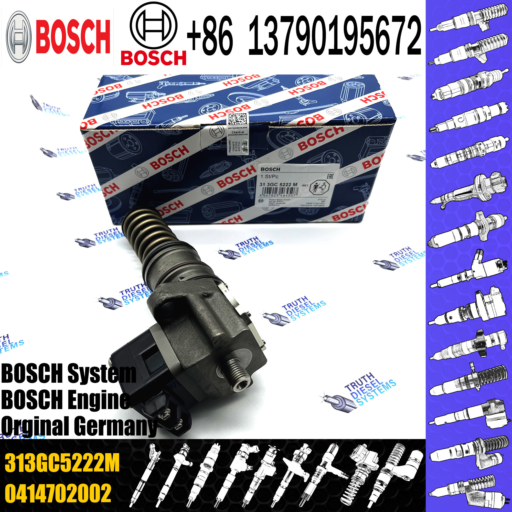 Diesel Fuel Injection Unit Pump 0414755003 0 414 755 003 313GC5222M