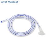 Medical Disposable Silicone Stomach Tube 120cm / Fr6-Fr22 Sizes Gastric Tube