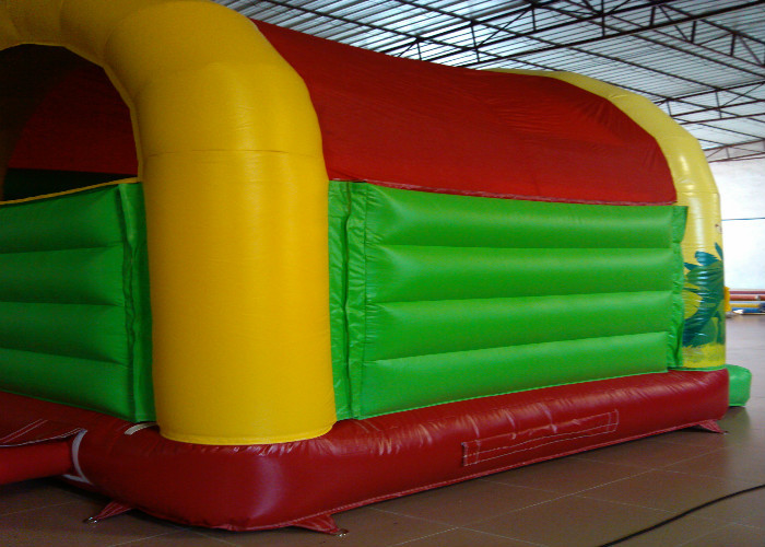 Forest animals theme inflatable bouncers / inflatable bouncer with roof Inflatable simple bouncy house