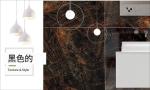 600 X 600mm Polished Porcelain Floor Tiles Black Gold Double Vitrified Tiles