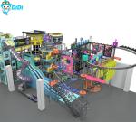 Stainless Steel Space Themed Indoor Playground Kids Indoor Play Structure