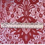 Guipure Corded Gold Nigerian Lace Material Jacquard Lace Fabric 59 Inch