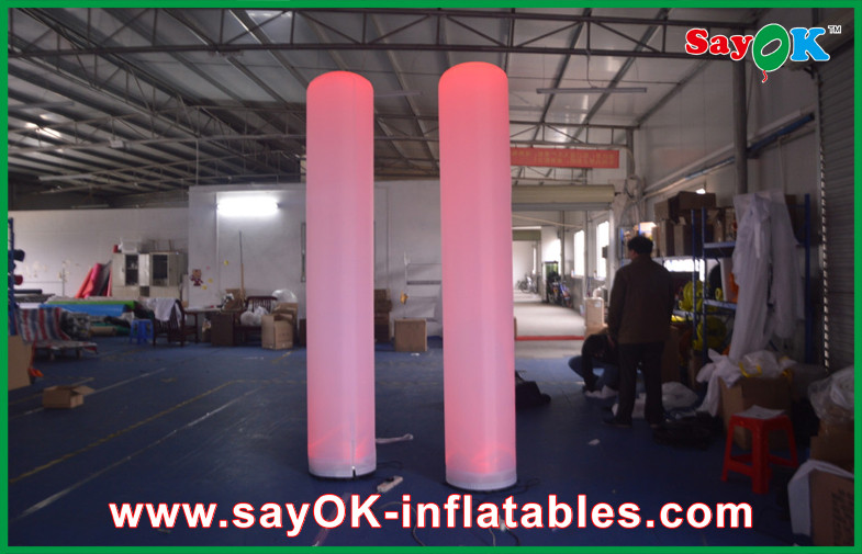 3m High Led Light Inflatable Yard Decorations Wedding Use Green