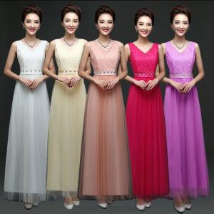 Wholesale Deep V Neck Lace Cute Dress Butterfly Bride Dresses Factory Wholesale Bridesmaids Dress from china suppliers