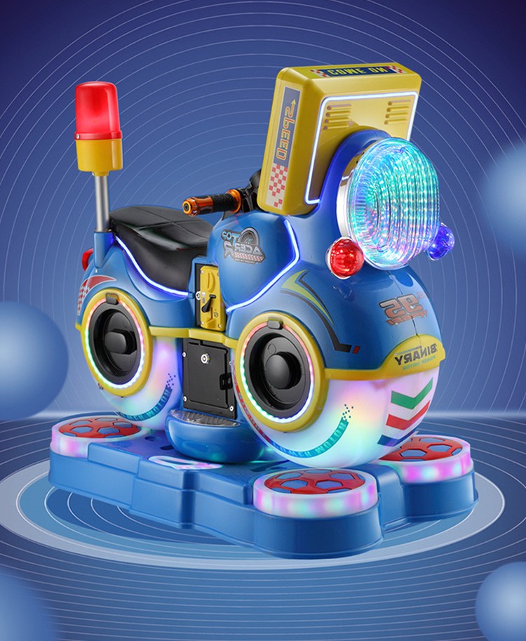 Amusement Game Center Suitable Coin Operated Kiddie Rides with Interactive Game LCD Screen
