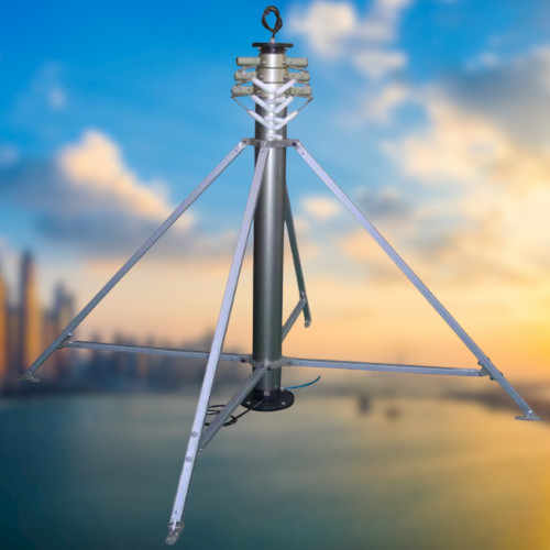 30M WiFi Aluminum Broadcast Telescopic Antenna Tower