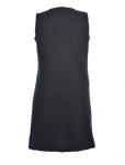 Stylish Style Woven Fabric Sleeveless Short Dress With Zipper In Front For
