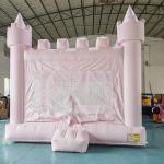 Outdoor Luxury Pink Inflatable Bounce House Inflatable Jumper Bouncy Castle For