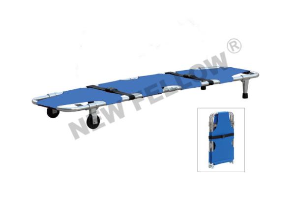 Hospital Aluminum Emergency Folding Stretcher Ambulance Stretcher Trolley With