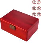 Phone Large Faraday Box Faraday Cage For Car Keys Birch Wood EMI Shielding