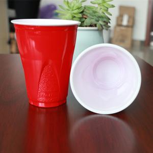 China Ps 9 Oz Disposable Plastic Cups 270Ml Red Solo Personalized Plastic Cups on sale