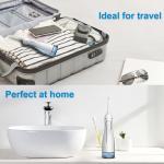 Electric Portable Oral Irrigator Cordless Dental Water Flosser 300ml Ipx7 Mini