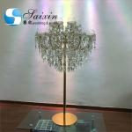 18 Arms Pendant Full Crystal Glass Pendant Chandelier Transparent Foot Candle