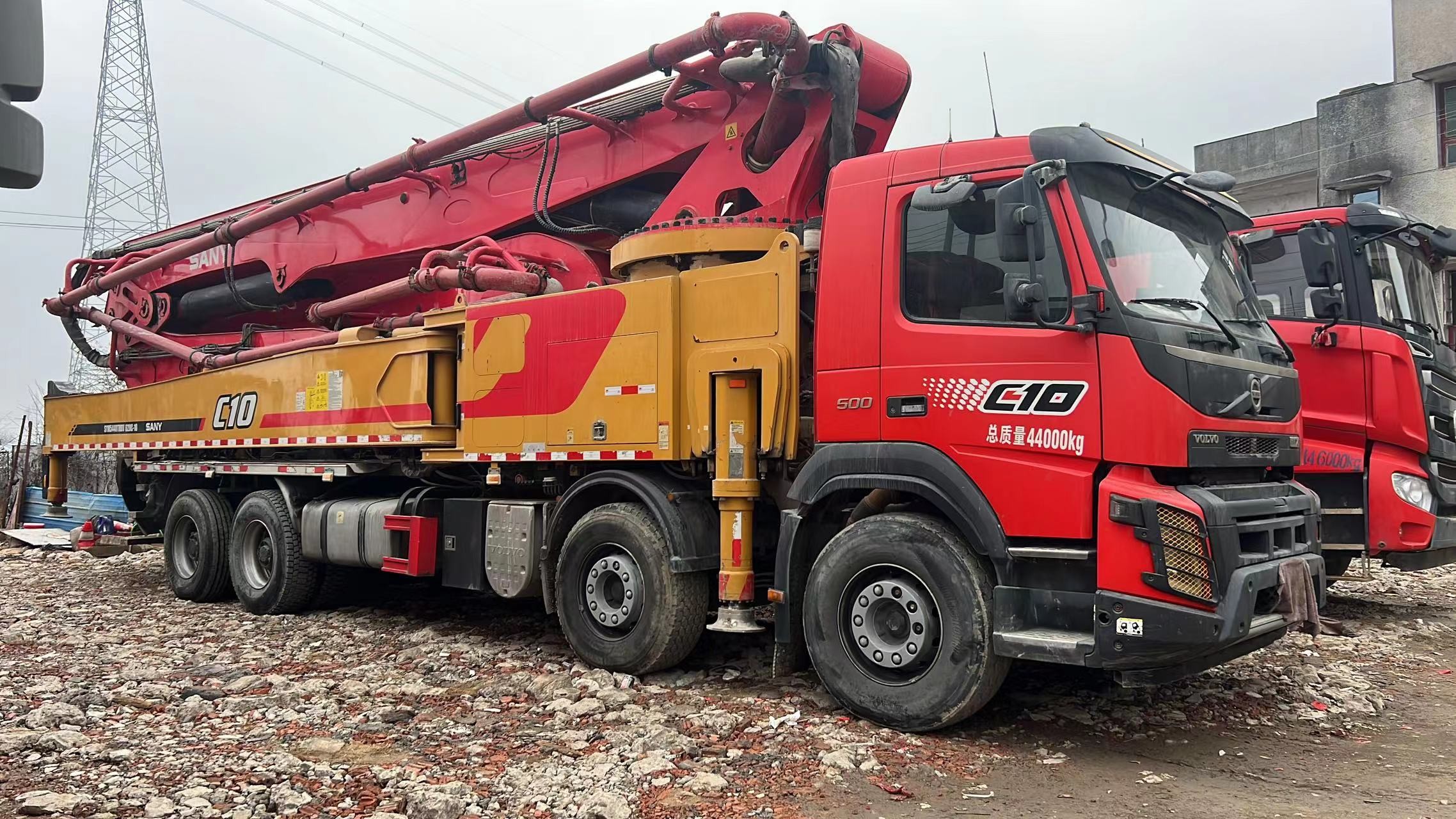 62m Used Concrete Pump Truck For Heavy Duty And High Pressure Pumping
