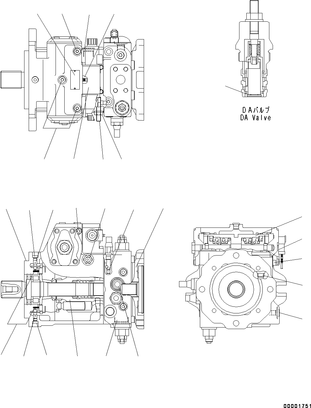 KOMATSU 417-18-31101 Parts PUMP