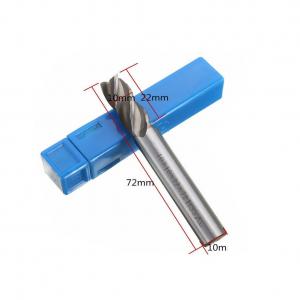 Wholesale HSS CNC Straight Shank 4 Flute End Mill Milling / Fully Ground Cutting Drill Bit from china suppliers