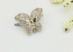 Butterfly Plastic Shoe Buckles Exquisite Elegant Environmental Plated