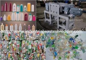 Wholesale Plastic Shampoo Bottle Shredder Machine Space Saving With Durable Steel Blade from china suppliers