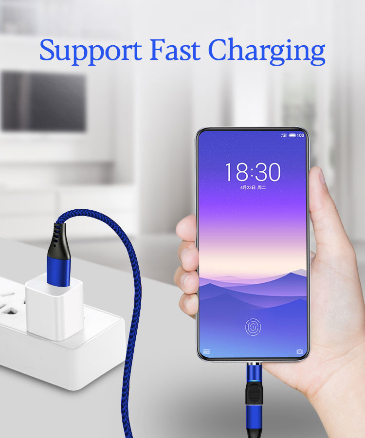 Explosion Proof Fast Charging USB C Cable 45g Magnetic OTG Adapter