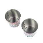 Stackable Food Storage Tins 95*70mm Popcorn Tin Bucket Food Grade
