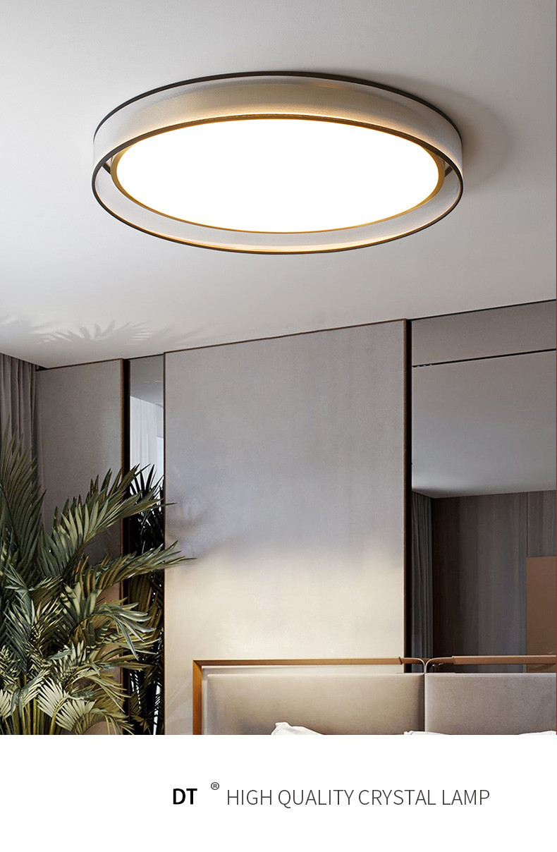 LED Ceiling Light All Copper Living Room Light Nordic Simple Room Round gold chandelier(WH-MA-188)