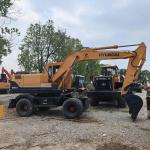 in stock Used Hyundai 150W-9 Wheel Excavator Multifunctional New Arrival