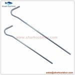 Steel round wire tent peg tent stake 7" or 9"