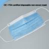 Buy cheap Disposable Earloop Face Mask 17.5 * 9.5cm Breathable Non Woven Medical Face Mask from wholesalers
