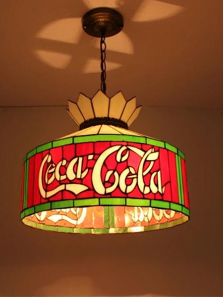 12" Modern Hanging Light Indoor Round Ceiling Light Retro Bar Reading Room