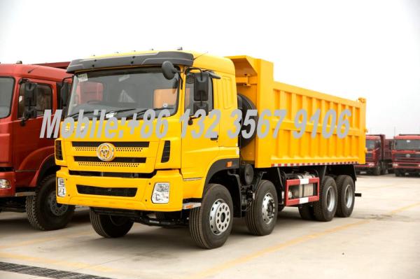 Hubei Tri-Ring Cummins 375HP 8x4 12 wheel off-road Heavy Duty dump truck