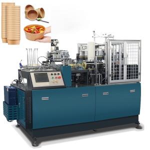 Wholesale fully automatic PE coated fast food container paper bowl making machine from china suppliers