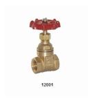 Forged Brass gate valve 12001 and 12002 full size in 20 Bar