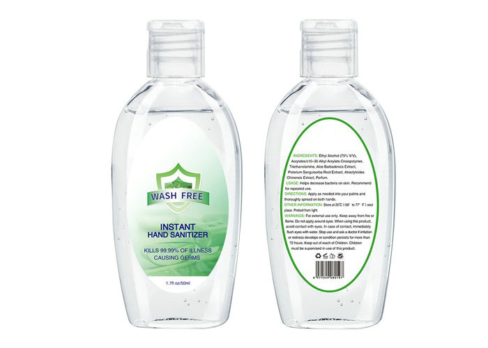 Waterless 70% 75% Alcohol Based Hand Sanitizer Hand Wash Gel Antiseptic