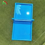 33FT Inflatable Volleyball Court Pool Blue Beach Water Volleyball Net Field With