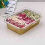2lb 220*160*50mm Aluminum Food Storage Containers