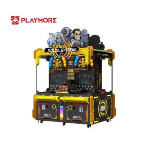 Coin Operated 4 Player Arcade Machines Push Marbles Chips