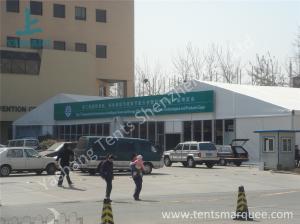 Wholesale Clear Span Glass Wall Fabric Roof Cover Rain Tents Outdoor Events 12x60M Size from china suppliers